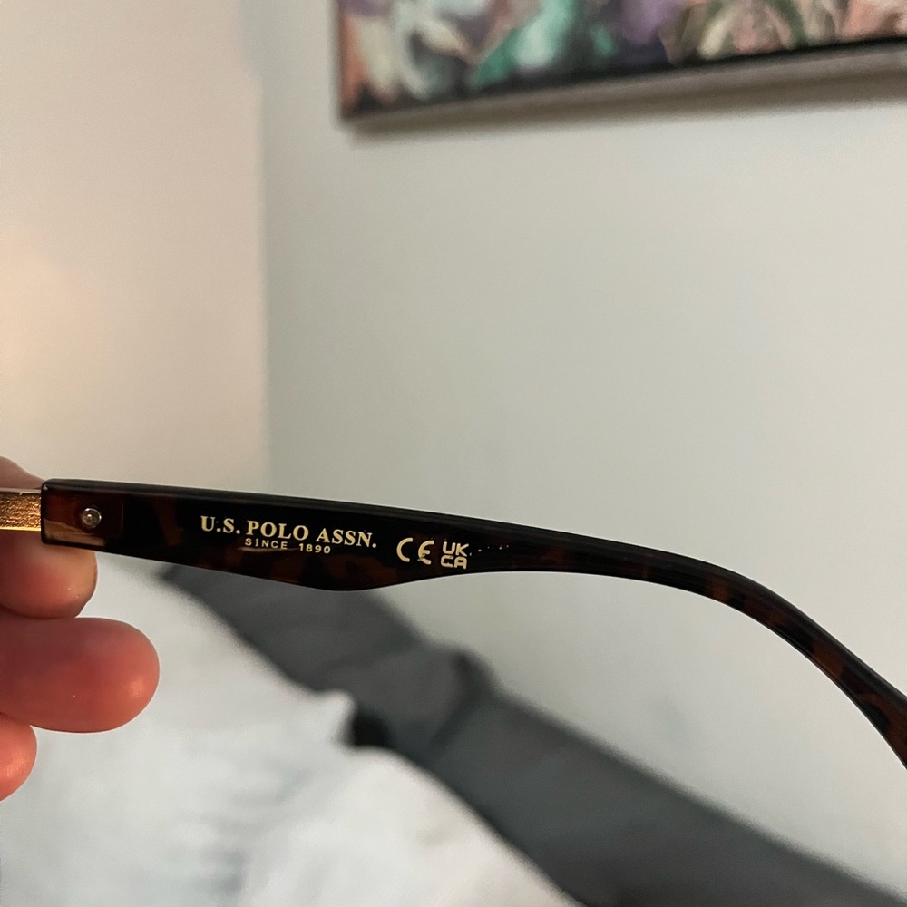 U.S. Polo Assn. Brown Tortoiseshell Glasses